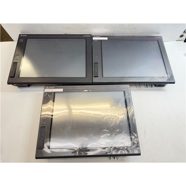 (3) Mitsubishi #GT2712-STBD-040 Graphic Operation Terminals