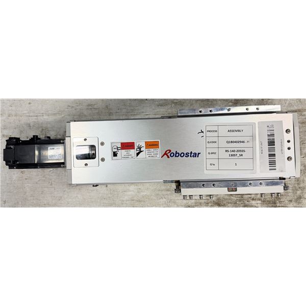 Robostar #RS-140-Z05SS-ST130 Actuator w/Mitsubishi Motor #HG-KR43B Gear Ration: 5 RPM: 3000