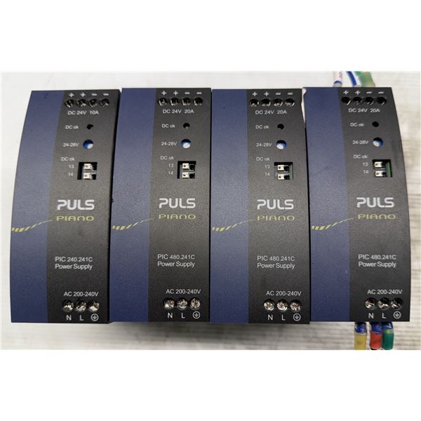 (4) Puls Piano #PIC480.241C Power Supplies