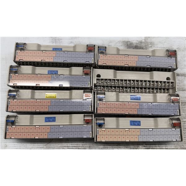Lot of (8) Samwonact #XTB-COM40B Terminal Blocks