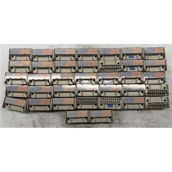 Lot of (37) Samwonact #XTB-COM20B Terminal Blocks