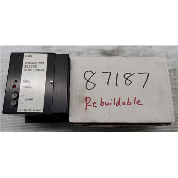 Lot of (2) Spraymation Items #303363 Motor Control & #305910-H Circuit Module