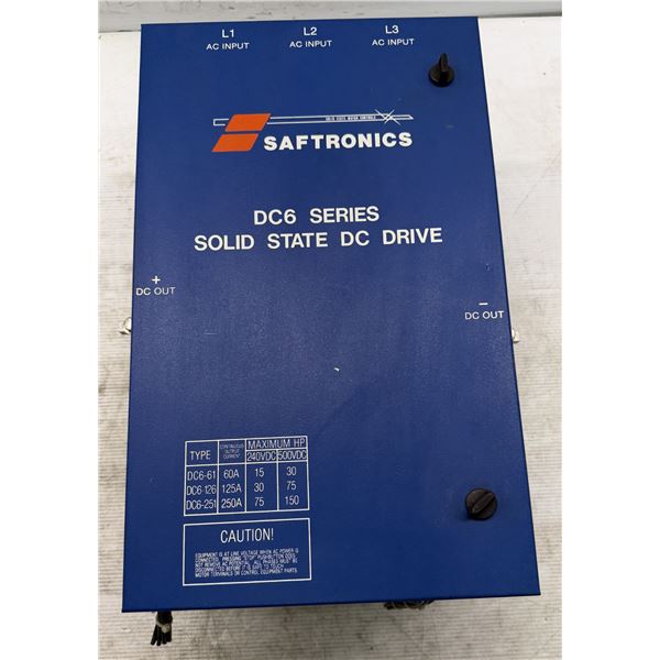 Saftronics Inc. #KDC6-126-4 DC6 Series Solid State DC Drive