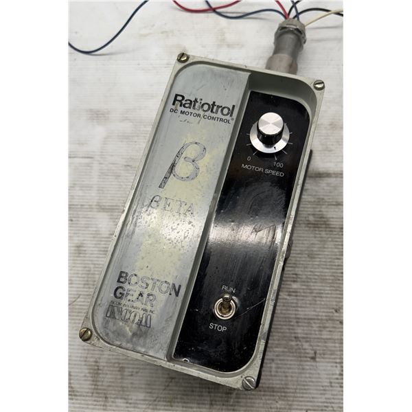 Boston Gear #RB1S Ratiotral DC Motor Control
