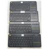 Image 1 : Lot of (4) Logitech K400+ Wireless Keyboards w/Built in Touchpad