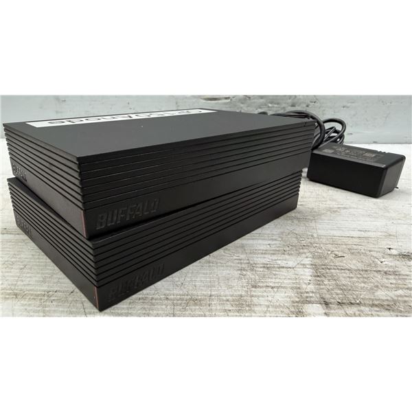 (2) Buffalo #HD-EDS6U3-BC External Hard Drives w/Power Cords