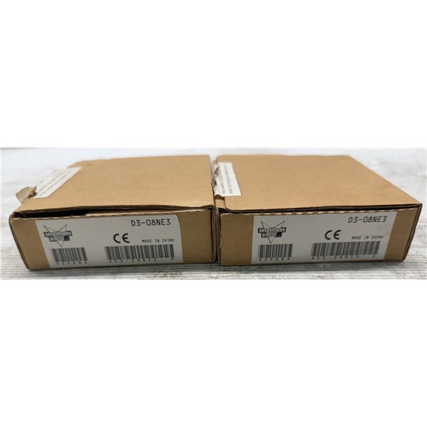 (2) Automation Direct #D3-08NE3 Modules