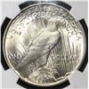 Image 3 : 1923 PEACE DOLLAR NGC MS63