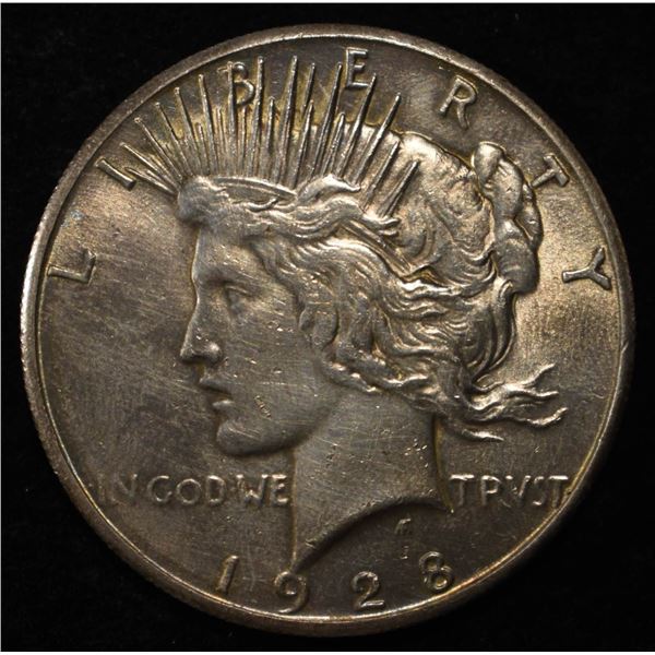 1928 PEACE DOLLAR  BU