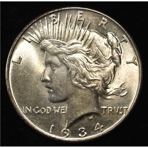 1934 PEACE DOLLAR  CH BU
