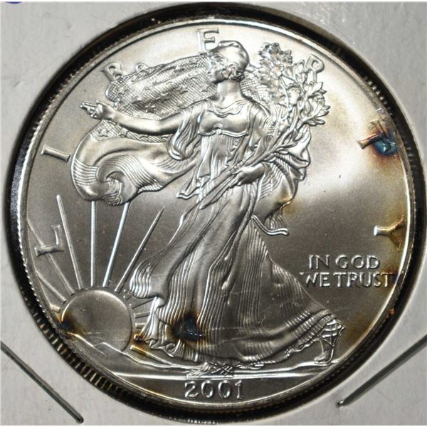 2001 AMERICAN SILVER EAGLE