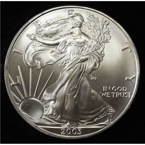 2003 AMERICAN SILVER EAGLE