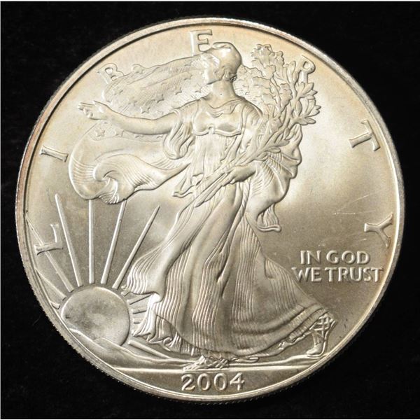 2004 AMERICAN SILVER EAGLE