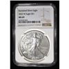 Image 1 : 2022-W AMERICAN SILVER EAGLE BURNISHED NGC MS69