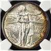 Image 2 : 1938-D COMMEM 50C OREGON TRAIL NGC UNC DETAILS