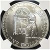 Image 3 : 1992-D COMMEM $1 WHITE HOUSE BICENT NGC MS70