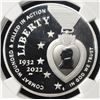 Image 2 : 2022-W COMMEM $1 PURPLE HEART NGC PF70 UCAM