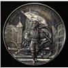 Image 1 : 1893 SWISS SHOOTING MEDAL BERN BIEL SILVER
