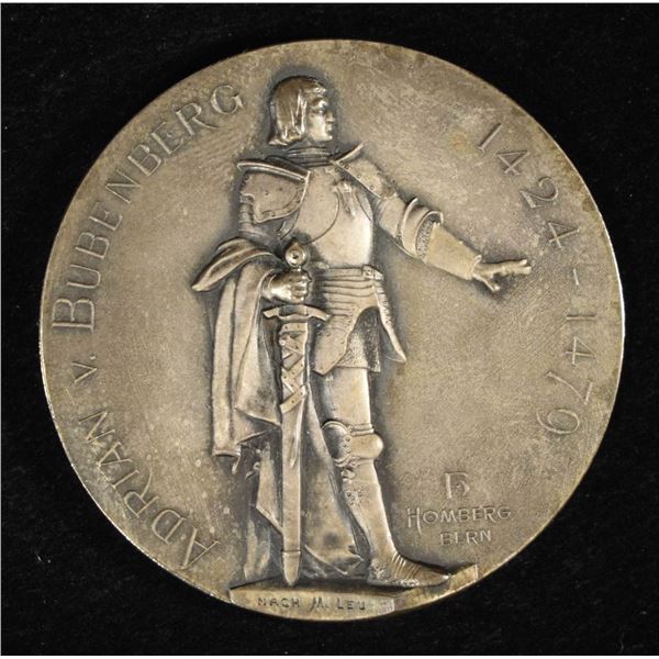 1897 A SWISS SHOOTING MEDAL BERN SILVER