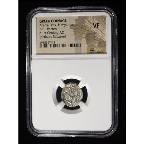 c. 1ST CENTURY AD AR 'DRACHM' NGC VF
