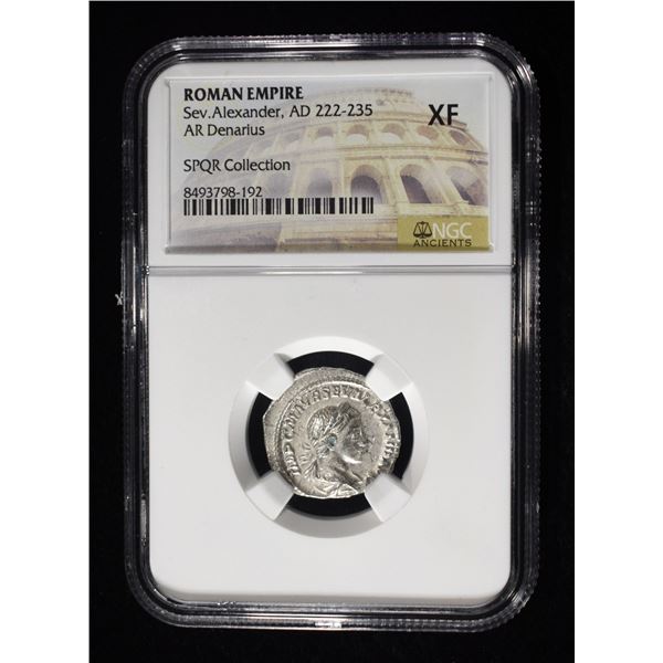 AD 222-235 SEV ALEXANDER ROMAN EMPIRE NGC XF