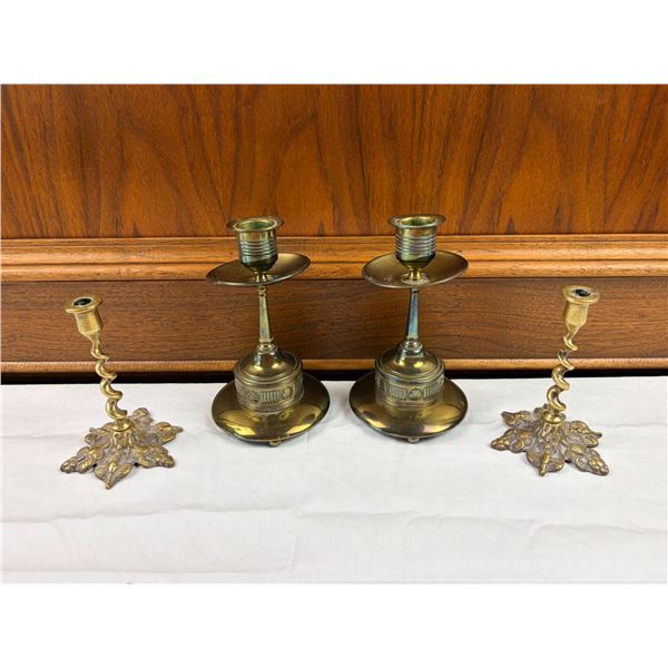 Brass Candlestick Holders