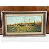 Image 1 : "Farm Near Redwater" Oil Painting by Fred Friedl