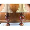 Image 1 : Pair of Ornate Dimmable Table Lamps