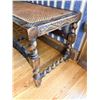 Image 3 : Ornately Carved Wooden Bench