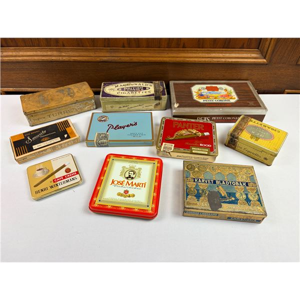 Vintage Tobacco Tins & Boxes