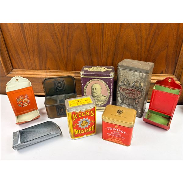 Vintage Tea & Spice Tins
