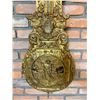 Image 4 : Brass and Enamel Farm Clock