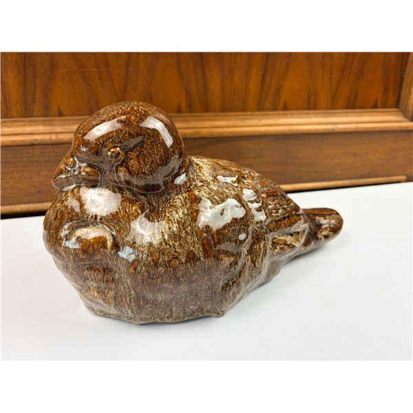 Glazed Pottery Bird