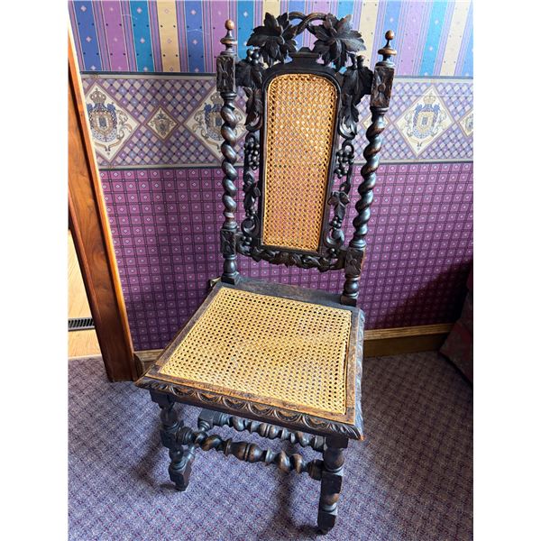 Antique Caned Chair