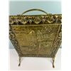 Image 2 : Embossed Brass Firescreen