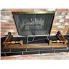 Image 1 : Antique Wooden Fireplace Fender