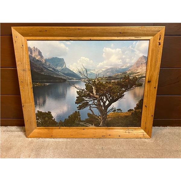 Framed Scenic Photograph