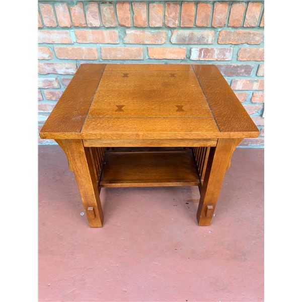 Two-Tier Wooden Side Table