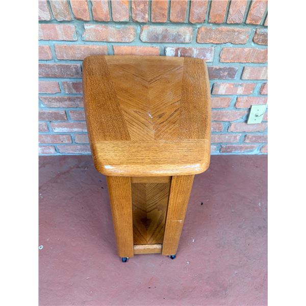 Two-Tier Table on Wheels