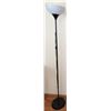 Image 3 : White Wooden Side Table and Black Floor Lamp Set