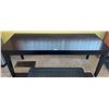 Image 4 : Rectangular Wood Table, Two Honeywell Fans, Rubber Boot Tray, Doormat