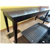 Image 5 : Rectangular Wood Table, Two Honeywell Fans, Rubber Boot Tray, Doormat