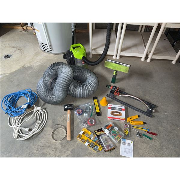 Workshop Tools and Hardware Supplies Lot
