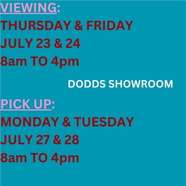 VIEWING & PICKUP