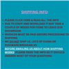 Image 1 : SHIPPING POLICY - CLICK ON "DETAILS" FOR INFO