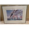 Image 1 : Kathy Rath Signed Print "Bluewater Bridges 1997"