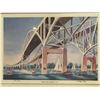 Image 3 : Kathy Rath Signed Print "Bluewater Bridges 1997"