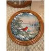 Image 3 : Four Framed "Birds of the Seasons" Plates by Sam Timm