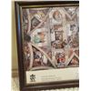 Image 2 : Framed Sistine Chapel Ceiling Print, 42 x 19 Inches