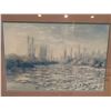 Image 2 : Framed Claude Monet Style Landscape Print
